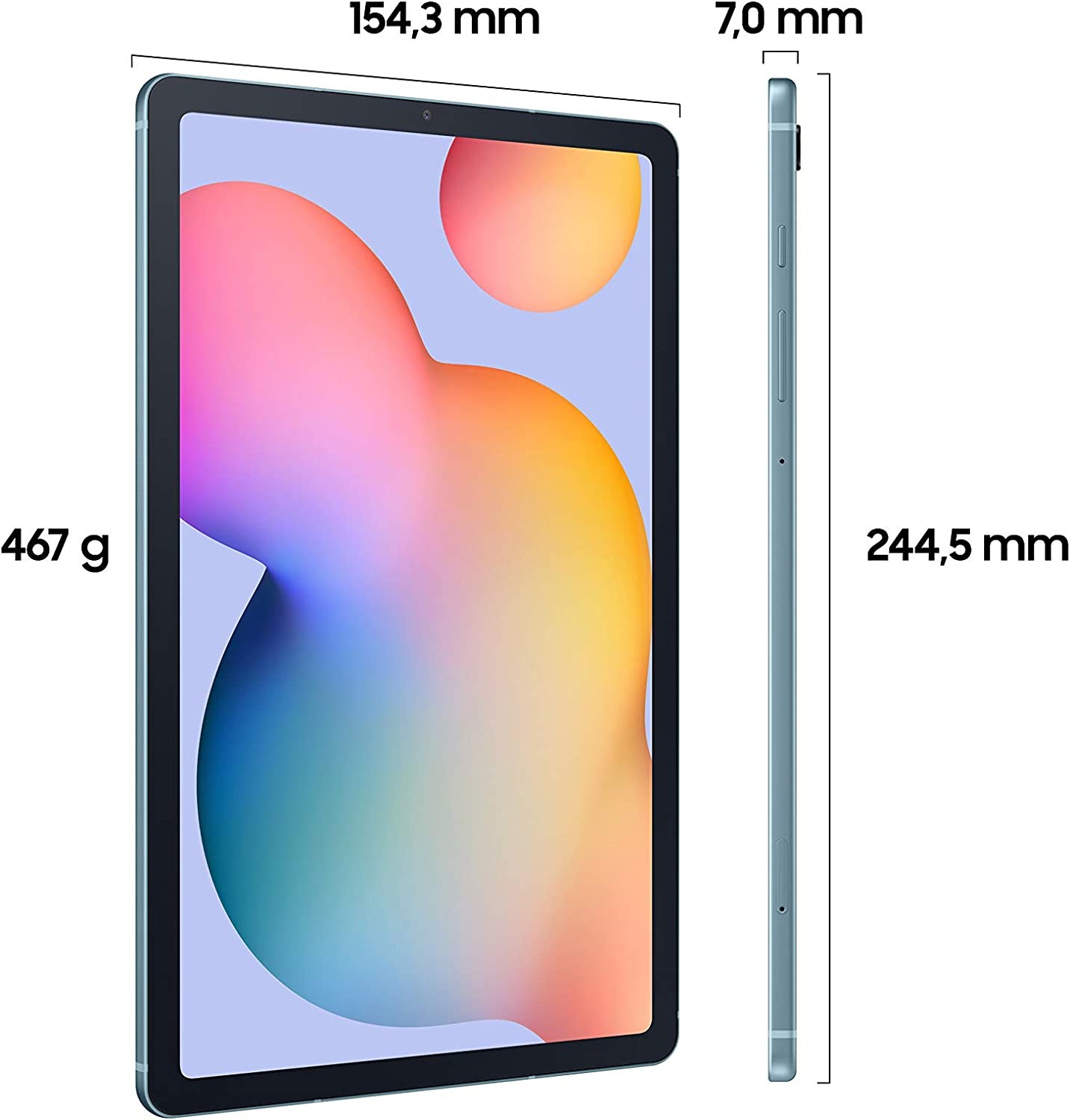 Samsung Galaxy Tab S6 Lite (2022 Version), 10.4" TFT Display, 64 GB RAM, WiFi, Android Tablet Including S Pen, Angora Blue, Including 36 Month Manufacturer's Warranty [Amazon*]